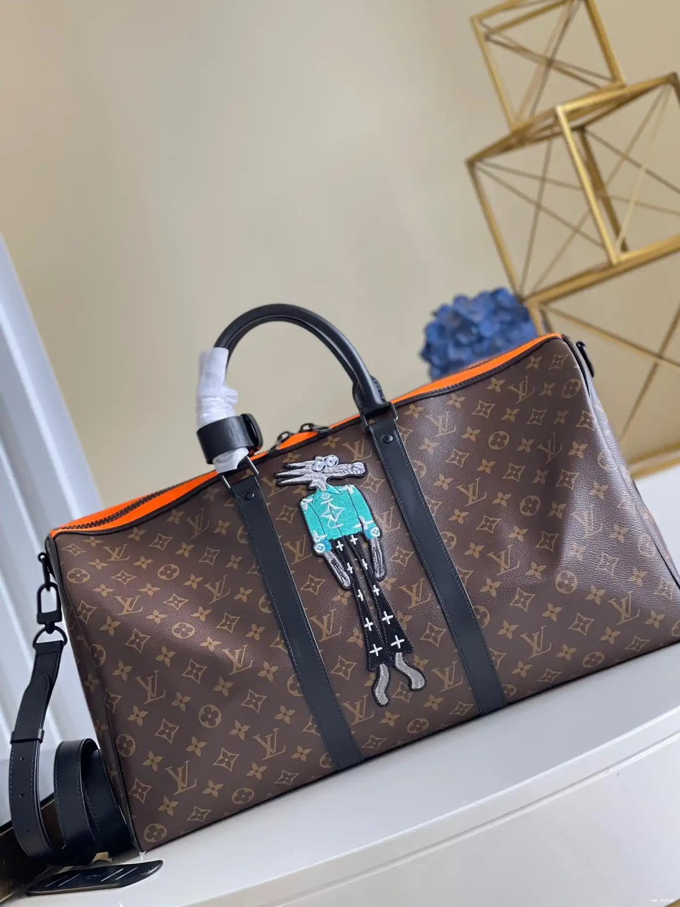 Cheap VUITTON LOUIS KEEPALL BANDOULIÈRE 50 0609